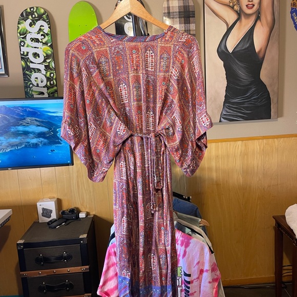 Anthropologie Tiny Omina Dress. Lovely Bohemian Print Fabric. - Picture 5 of 7